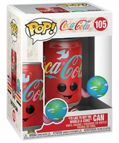 TOY RESCUE: Coca-Cola Funko Pop! Cola-Can (I’d Like To Buy The World A Coke) #105 (Non-Mint)