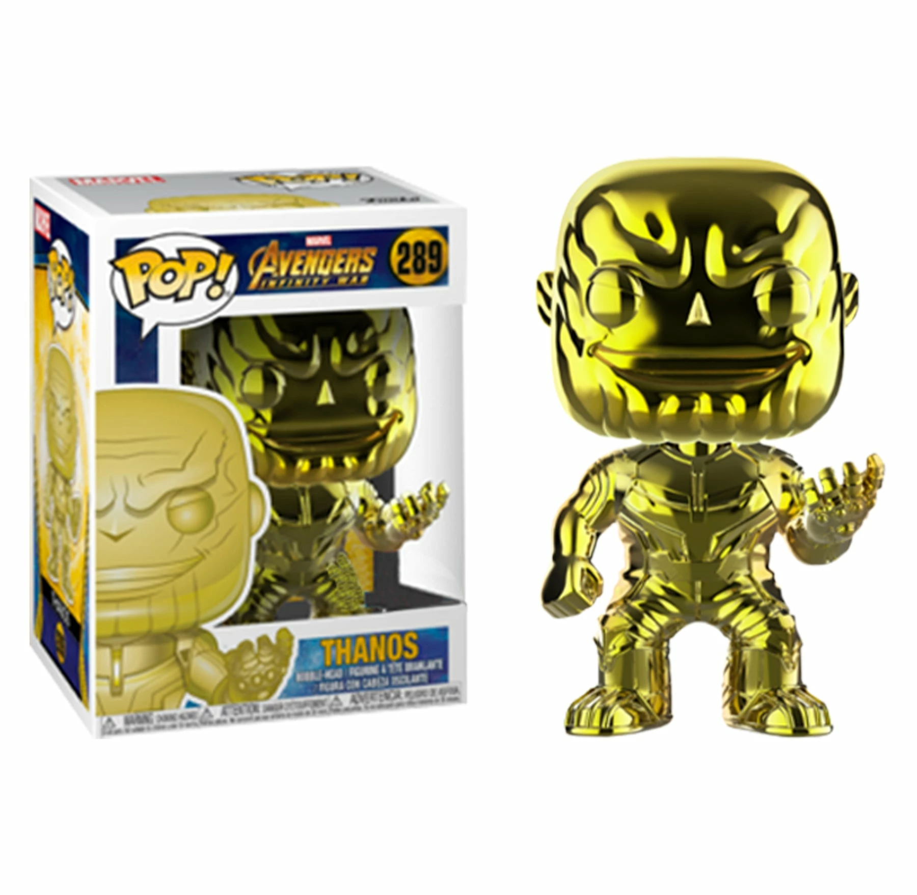 Avengers Infinity War Funko Pop! Thanos (Yellow Chrome) #289 - Image 4